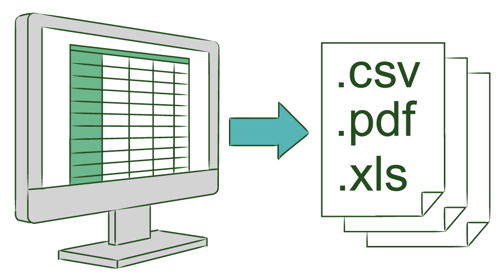 クラウド勤怠管理「KING OF TIME」は勤怠データをCSV、エクセル、PDFで出力できる