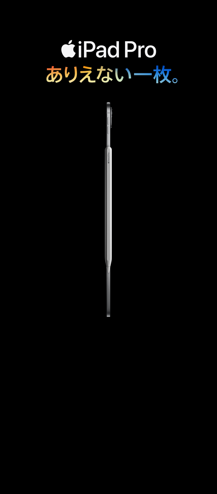 iPad Pro ありえない一枚。